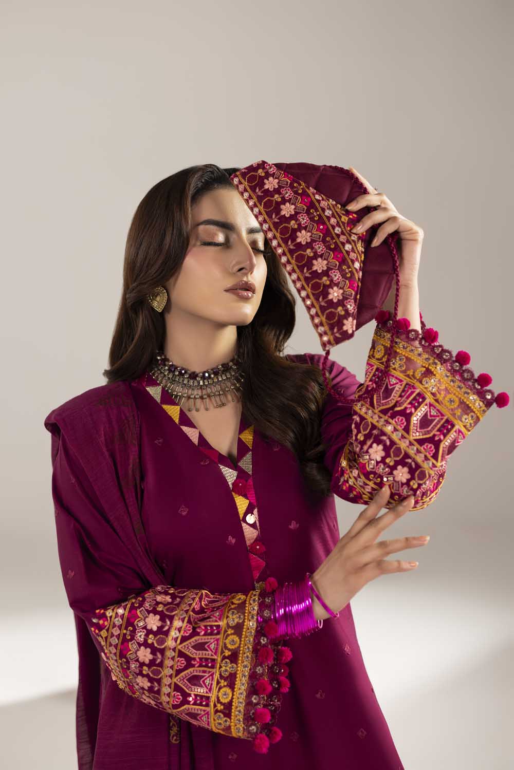 zahra rubab ZR-2611 | MAROON