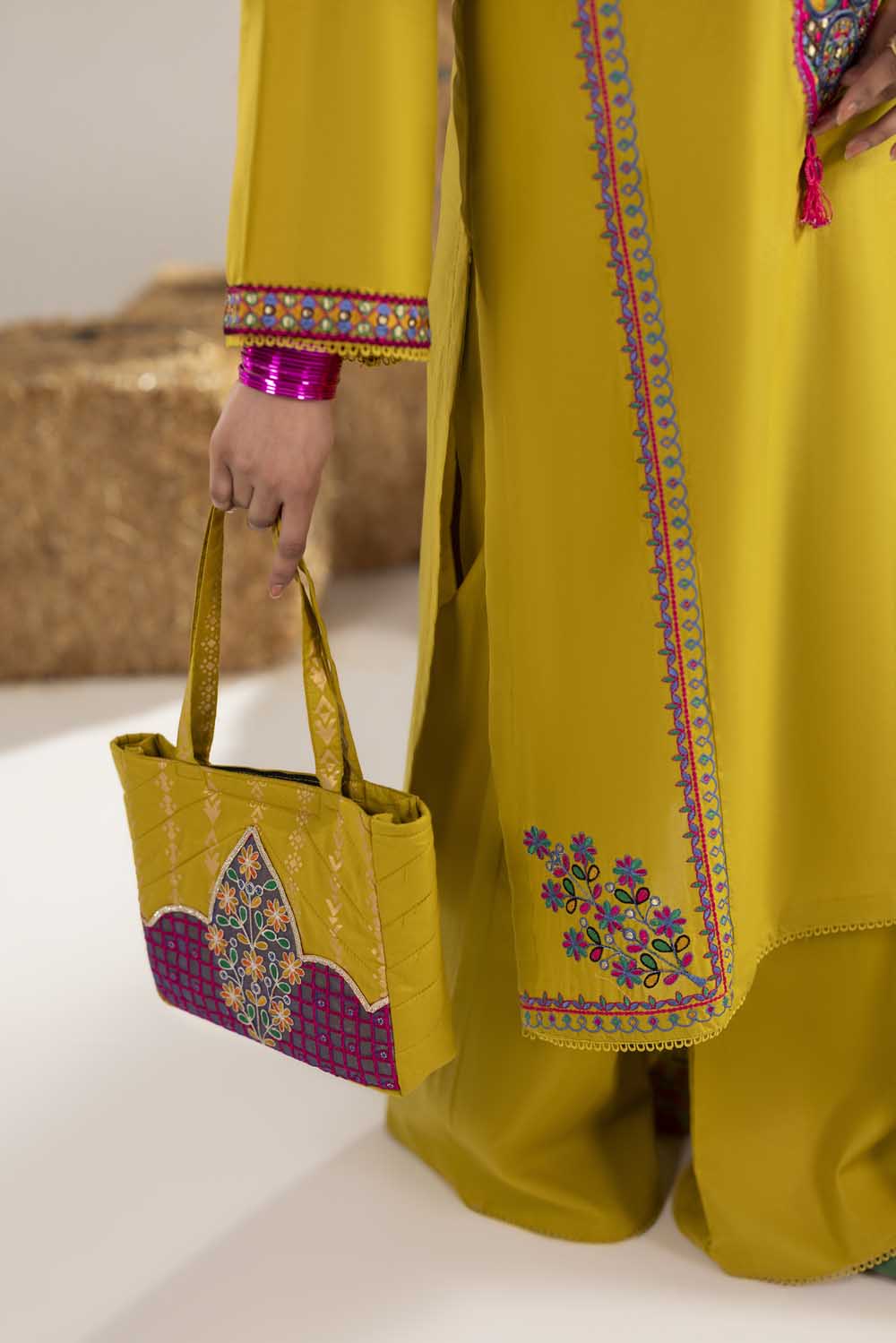 zahra rubab ZR-2614 | LIME YELLOW