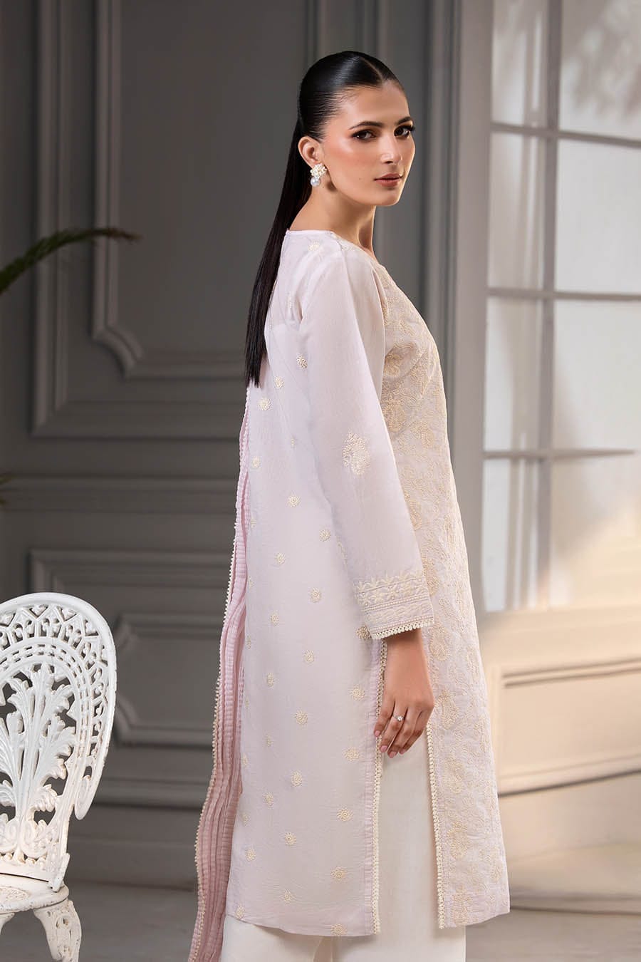 Khuda Baksh Pink Lawn Suit