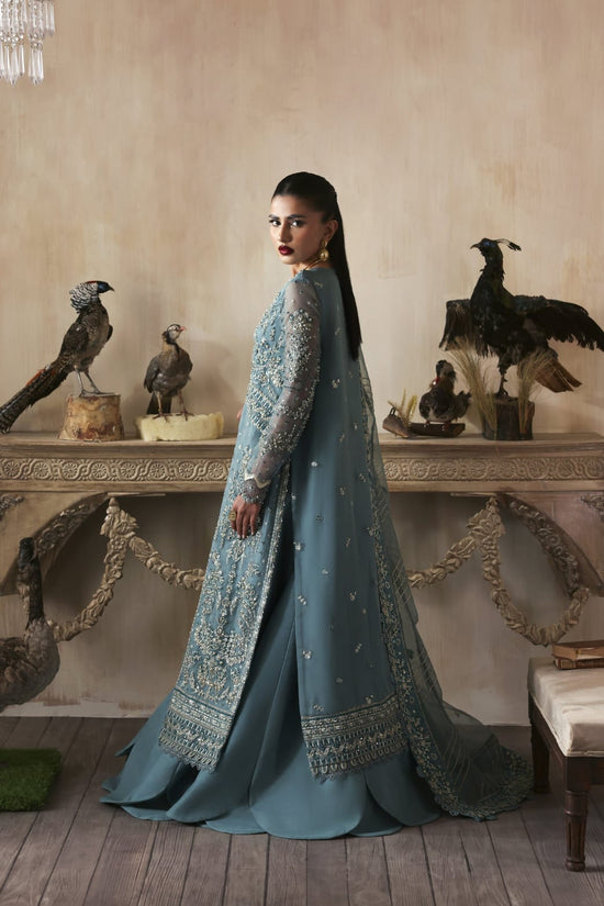 zarposh jahanara luxury bridal wear ice blue