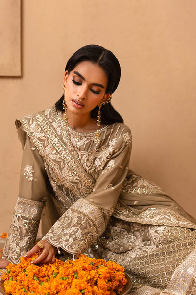 emaan adeel sheherzadi ulfat beige luxury lawn