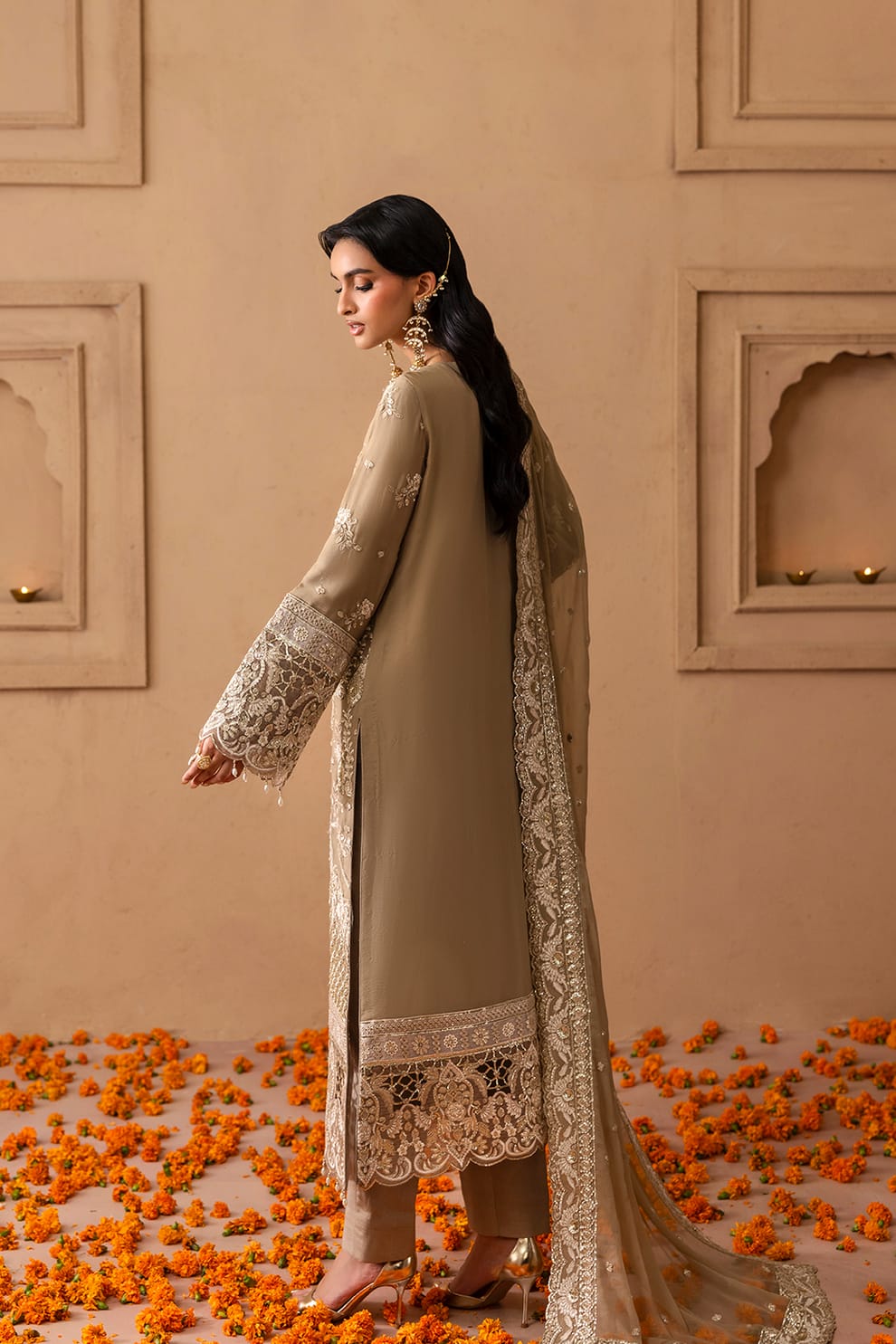 emaan adeel sheherzadi ulfat beige luxury lawn