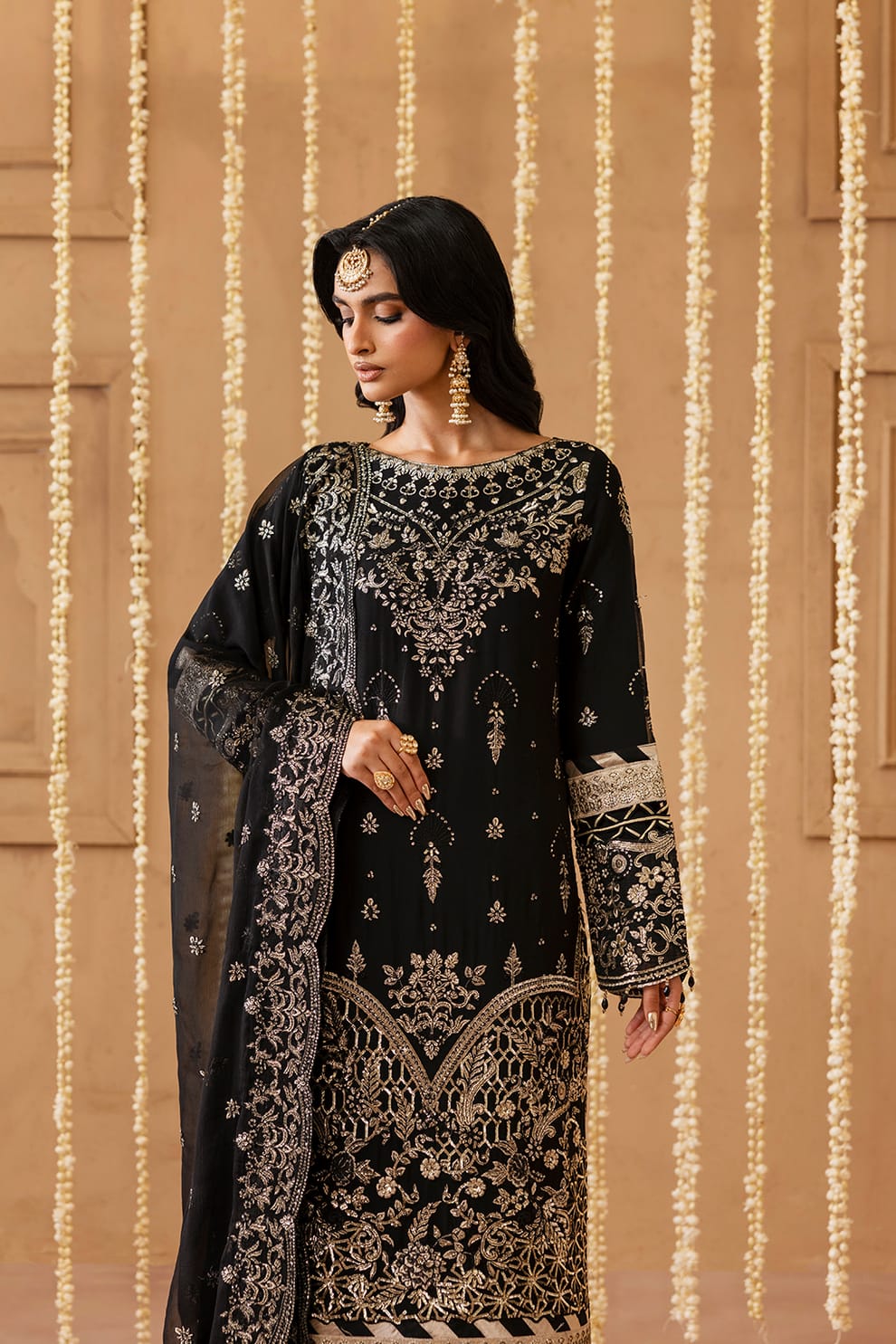 Emaan adeel sheherzadi sahar black luxury lawn