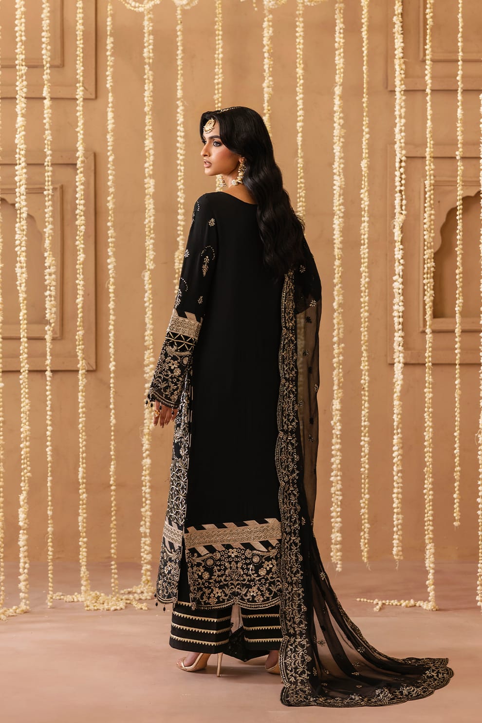 Emaan adeel sheherzadi sahar black luxury lawn