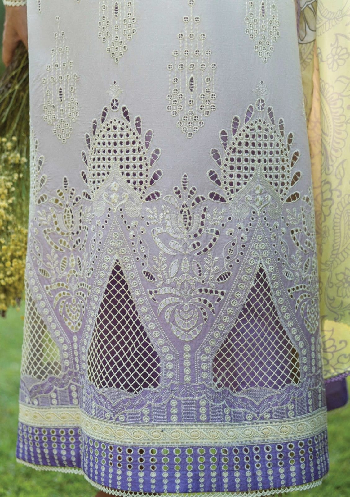 Mushq Solace Ombre Chikankari 2025 semistitched