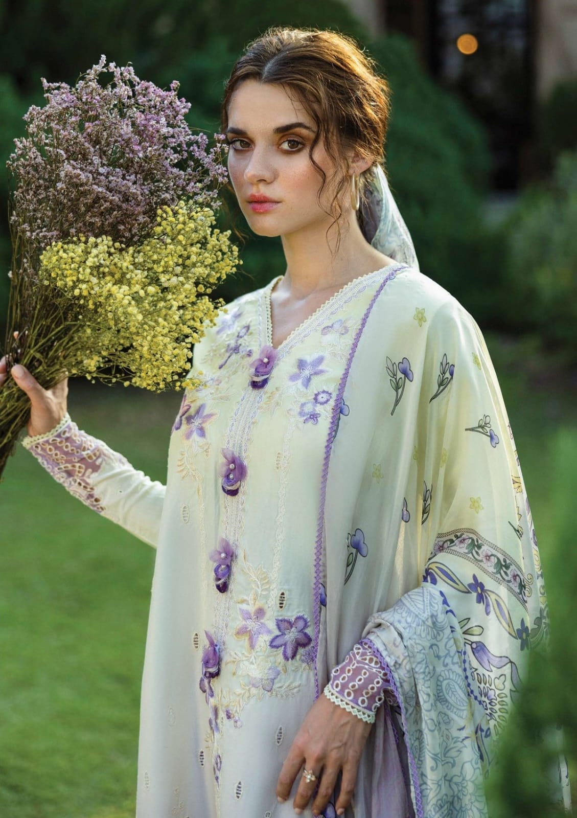 Mushq Solace Ombre Chikankari 2025 semistitched