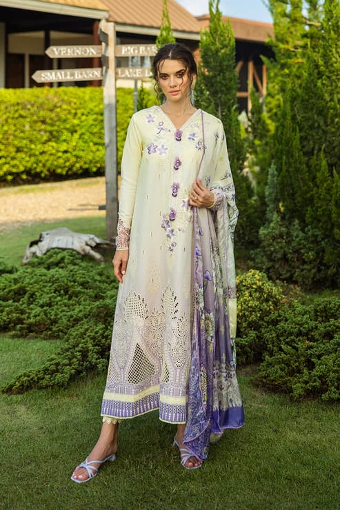 Mushq Solace Ombre Chikankari 2025 semistitched